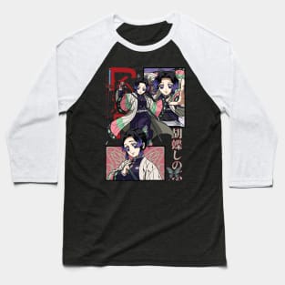 Benevolent Blossoms: Shinobu Kocho Design 04 Baseball T-Shirt